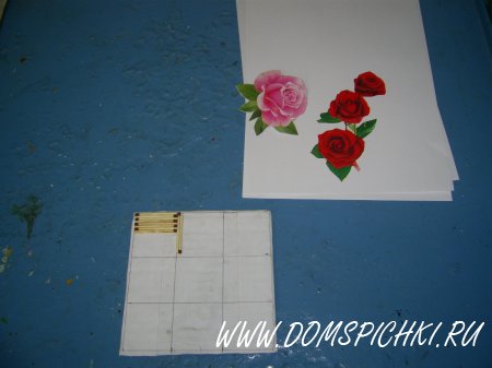 Картинки "Розы на спичках"