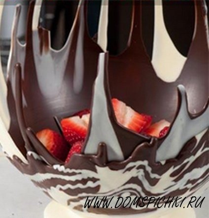 Десерт «Шоколадная ваза»