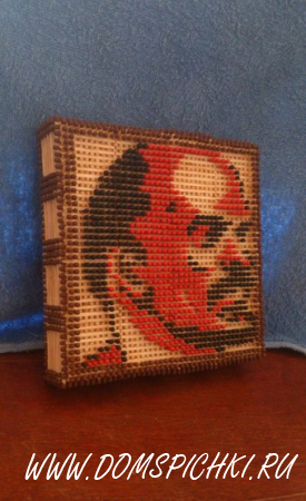 Картина из спичек "Ленин В.И."