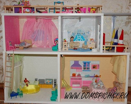 5 картонной мебели для кукольного домика